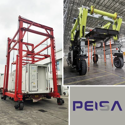 Mobile Tire-Mounted Gantry Crane Mobile Tire-Mounted Gantry Crane